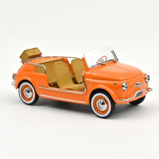 FIAT 500 Jolly 1965 Orange 1:18 Norev 1:18 Metallmodell (Türen/Hauben nicht zu öffnen!)