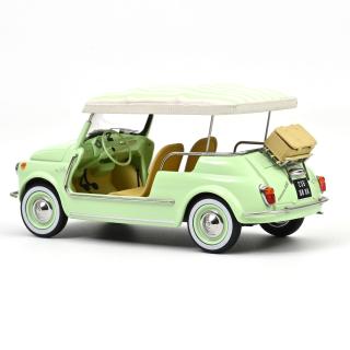 Fiat 500 Jolly 1965 Green  Norev 1:18 Metallmodell (Türen/Hauben nicht zu öffnen!)