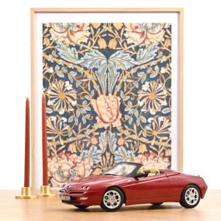 Alfa Romeo Spider 1999 Proteo Red metallic 1:18 Norev 1:18 Metallmodell (Türen/Hauben nicht zu öffnen!)