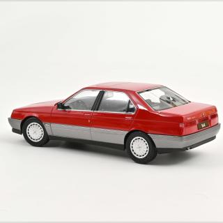 Alfa Romeo 164 1991 Rosso Alfa 1:18  Norev 1:18 Metallmodell (Türen/Hauben nicht zu öffnen!)