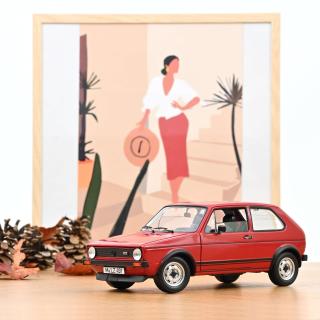 VW Golf GTI 1976 - Red Norev 1:18 Metallmodell  Wiederauflage