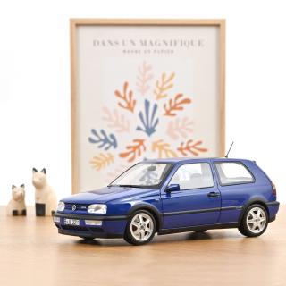 VW Golf III GTI Color Concept 1994 Jazz Blau Norev 1:18 Metallmodell 2 Türen, Motorhaube und Kofferraum zu öffnen!