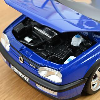 VW Golf III GTI Color Concept 1994 Jazz Blau Norev 1:18 Metallmodell 2 Türen, Motorhaube und Kofferraum zu öffnen!