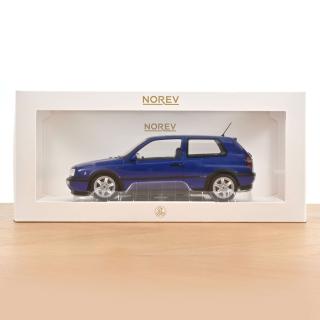 VW Golf III GTI Color Concept 1994 Jazz Blau Norev 1:18 Metallmodell 2 Türen, Motorhaube und Kofferraum zu öffnen!