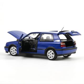 VW Golf III GTI Color Concept 1994 Jazz Blau Norev 1:18 Metallmodell 2 Türen, Motorhaube und Kofferraum zu öffnen!