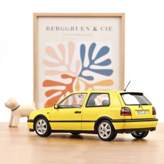 VW Golf III GTI Color Concept 1994 Yellow Norev 1:18 Metallmodell 2 Türen, Motorhaube und Kofferraum zu öffnen!