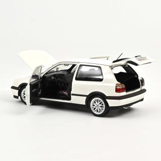 VW Golf GTI 1996 Candy White  Norev 1:18 Metallmodell 2 Türen, Motorhaube und Kofferraum zu öffnen!