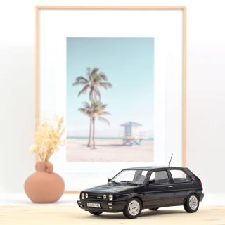 VW Golf GTI Fire & Ice 1991 - Purple metallic Norev 1:18 Metallmodell 2 Türen, Motorhaube und Kofferraum zu öffnen!