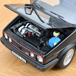 VW Golf GTI Edition Blue 1991 Moonlight Blue metallic  Norev 1:18 Metallmodell 2 Türen, Motorhaube und Kofferraum zu öffnen!
