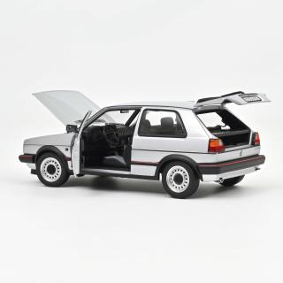 VW Golf GTI 1989 Diamond Silver  Norev 1:18 Metallmodell 2 Türen, Motorhaube und Kofferraum zu öffnen!