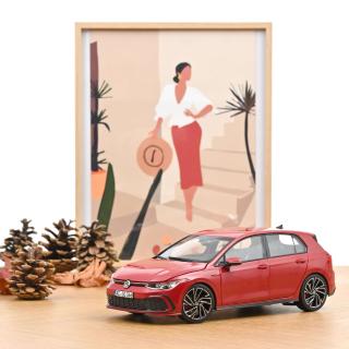VW Golf GTI 2020 Tornado red 1:18 Norev 1:18 Metallmodell 4 Türen, Motorhaube und Kofferraum zu öffnen!