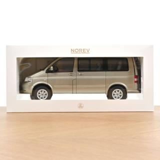 VW Volkswagen  Multivan 2003 Wheat Beige metallic  Norev 1:18 Metallmodell (3 Türen und Kofferraum zu öffnen!)