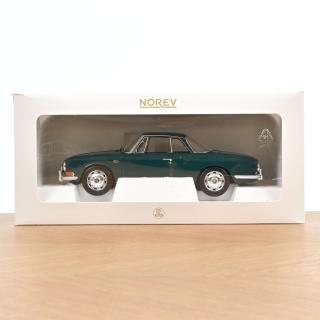 VW Volkswagen Karmann Ghia 1500 1963 Smaragd Green  Norev Metallmodell 1:18 (Türen, Motorhaube, Kofferraum zu öffnen!)