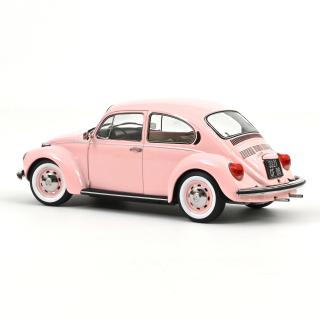 VW 1303 1973 Pastel Pink  Norev 1:18 Metallmodell (Türen/Hauben nicht zu öffnen!)