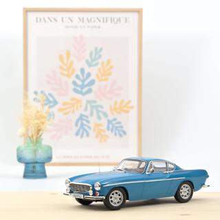 Volvo 1800 S 1969 - Medium Blue  Norev 1:18 Metallmodell (Türen/Hauben nicht zu öffnen!)