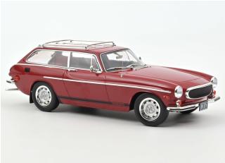 Volvo 1800 ES (US version) 1972 - Red with lower side stripes Norev 1:18 Metallmodell