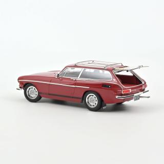 Volvo 1800 ES (US version) 1972 - Red with lower side stripes Norev 1:18 Metallmodell