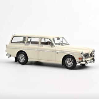 Volvo Amazon Break 1968 Pearl White   Norev 1:18 Metallmodell (Türen/Hauben nicht zu öffnen!)