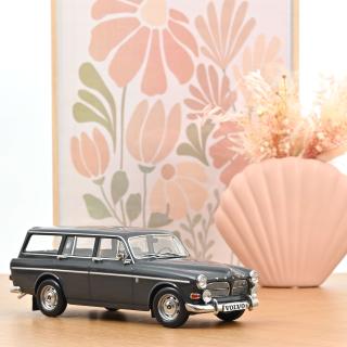 Volvo Amazon Break 1966 Graphitgrau Norev 1:18 Metallmodell (Türen/Hauben nicht zu öffnen!)