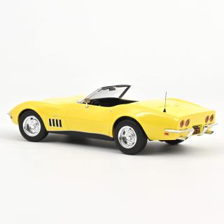 Chevrolet Corvette Convertible 1969 Daytona Yellow 1:18 Norev 1:18 Metallmodell (Türen/Hauben nicht zu öffnen!)