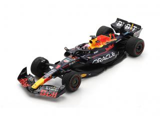 Oracle Red Bull Racing RB19 No.1 Oracle Red Bull Racing Winner Monaco GP 2023 Max Verstappen Spark 1:18 mit Plexiglasvitrine (Türen, Motorhaube... nicht zu öffnen!)