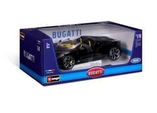 Bugatti W16 Mistral schwarz Burago 1:18 Metallmodell