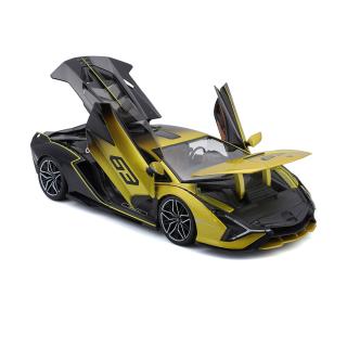 Lamborghini Sian FKP 37 yellow/black Burago 1:18 Metallmodell