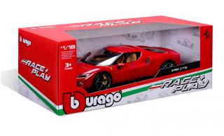 Ferrari 296GTB rot Burago 1:18 Race&Play