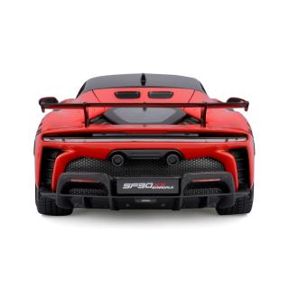 Ferrari SF90 XX Stradale Rosso Corsa Burago RACE & PLAY 1:18 Metallmodell