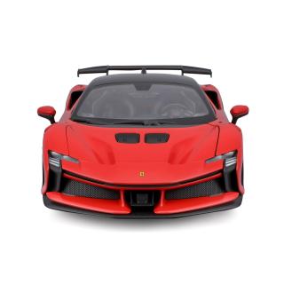 Ferrari SF90 XX Stradale Rosso Corsa Burago RACE & PLAY 1:18 Metallmodell