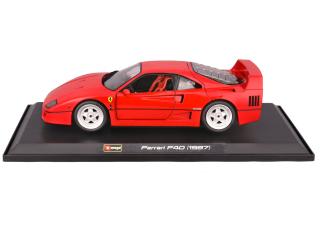 Ferrari F40 rot Burago RACE & PLAY 1:18 Metallmodell