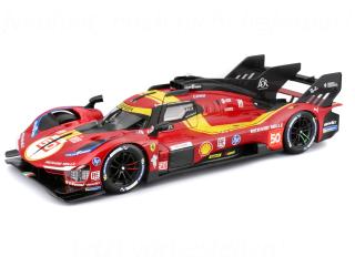 Ferrari 499P LMH #50 LeMans 24h 2025 Antonio Fuoco / Miguel Molina /Nicklas Nielsen Burago 1:18 Metallmodell