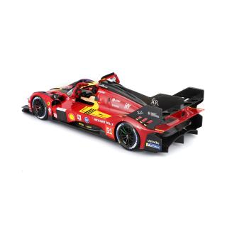 Ferrari 499P LMH #51 LeMans 24h 2025 Alessandro Pier Guidi / James Calado /ntonio Giovinazzi Burago 1:18 Metallmodell