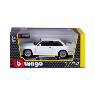 BMW M3 1988 weiß Burago 1:24