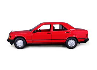 Mercedes 190E 1987 rot Burago 1:24 Burago 1:24