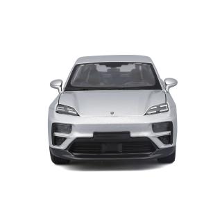 Porsche Macan Turbo E `24 silver Burago 1:24