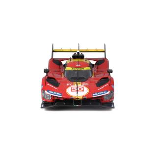 Ferrari 499P LMH #50 Sieger LeMans 24h  2024 Fuoco, Molina, Nielsen Burago 1:24