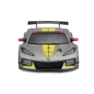 Chevrolet Corvette C8.R #4 silber Burago 1:24