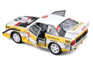 Audi Sport Quattro S1 1985 #5 Röhrl/Geistdörfer Gruppe-B Burago 1:24 Metallmodell
