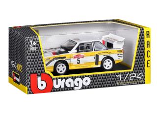 Audi Sport Quattro S1 1985 #5 Röhrl/Geistdörfer Gruppe-B Burago 1:24 Metallmodell