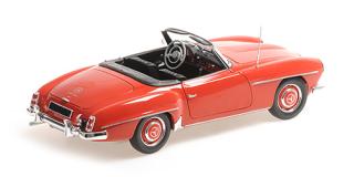 MERCEDES-BENZ 190 SL (W121) - 1955 – RED Minichamps 1:18 Metallmodell