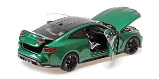 BMW M4 - 2024 - GREEN METALLIC Minichamps 1:18 Metallmodell mit zu öffnenden Hauben und Türen!
