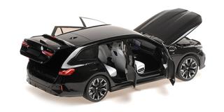 BMW i5 M60 TOURING - 2024 - BLACK METALLIC Minichamps 1:18 Metallmodell mit zu öffnenden Hauben und Türen!