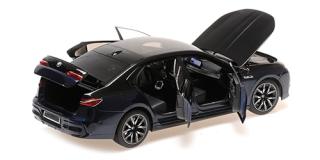 BMW i7 M70 (G70) - 2024 - BLUE METALLIC/BLACK METALLIC Minichamps 1:18 Metallmodell mit zu öffnenden Hauben und Türen!