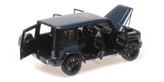 MERCEDES-BENZ G-CLASS (W 463) - 2020 - BLUE METALLIC Minichamps 1:18 Metallmodell (Türen, Motorhaube, Kofferraum zu öffnen!)
