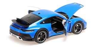 PORSCHE 911 DAKAR - 2022 - BLUE Minichamps 1:18 Metallmodell mit zu öffnenden Türen und Haube(n)