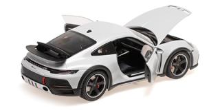PORSCHE 911 DAKAR - 2022 - GREY METALLIC Minichamps 1:18 Metallmodell mit zu öffnenden Türen und Haube(n)
