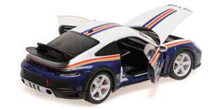 PORSCHE 911 DAKAR - 2022 - ROUGHROADS Minichamps 1:18 Metallmodell mit zu öffnenden Hauben und Türen!