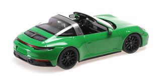 PORSCHE 911 (992)  TARGA 4 GTS - 2021 - GREEN Minichamps 1:18 Metallmodell, Türen, Motorhaube... nicht zu öffnen