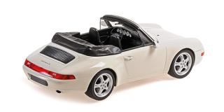 PORSCHE 911 (993) CABRIOLET - 1994 - WHITE Minichamps 1:18 Metallmodell, Türen, Motorhaube... nicht zu öffnen
